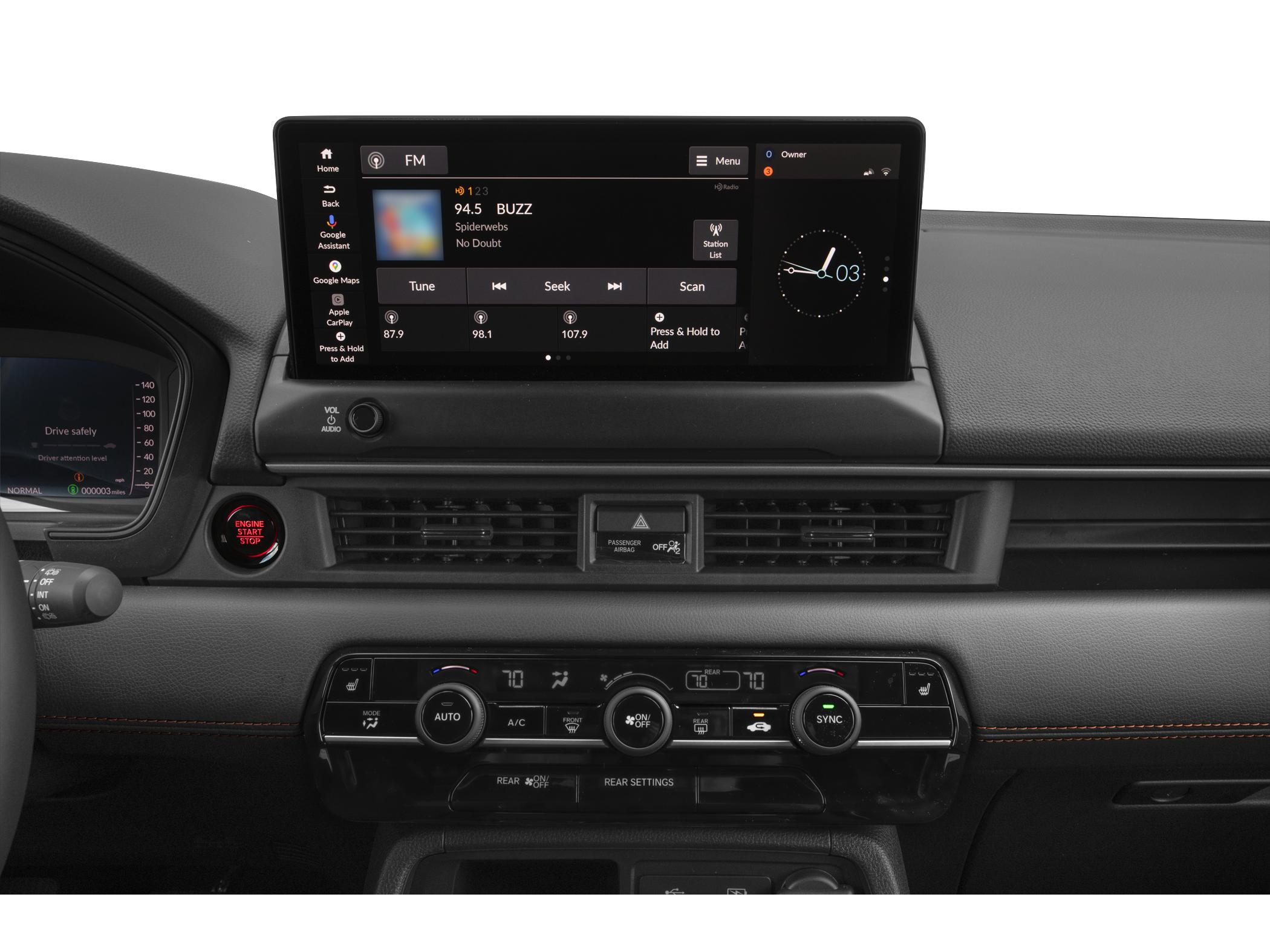 2026 Honda Pilot interior — infotainment display
