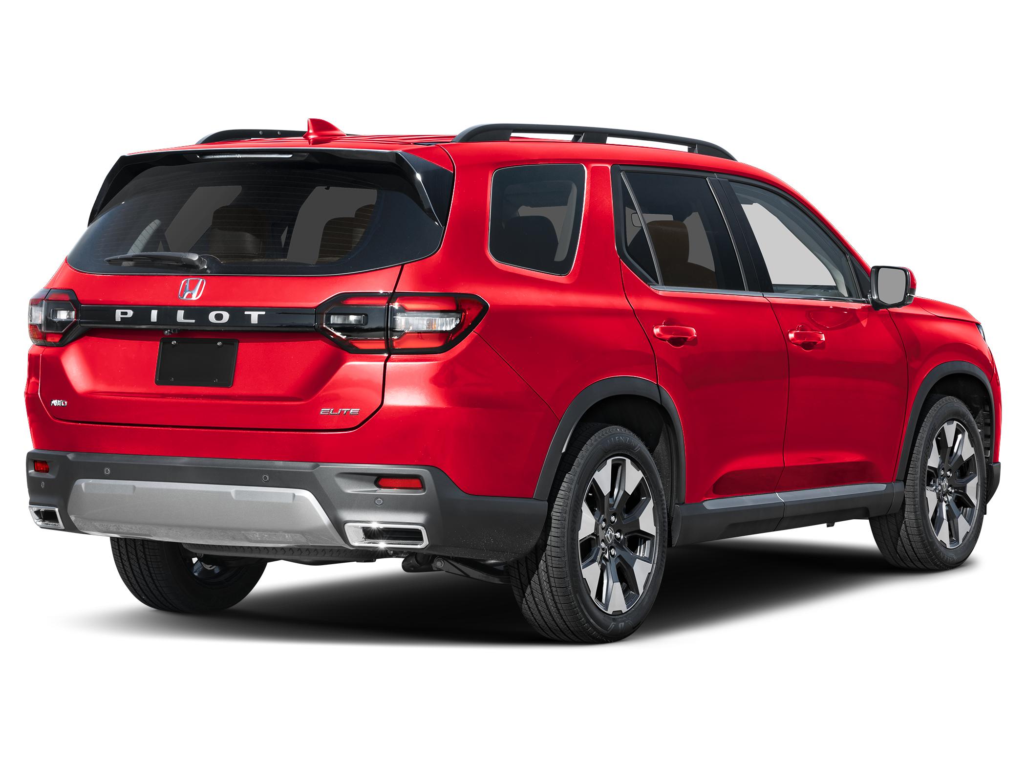 2026 Honda Pilot Elite — rear three-quarter view