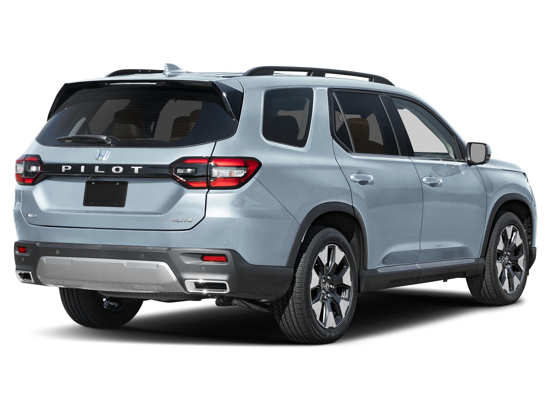 2026 Honda Pilot Elite — rear three-quarter view