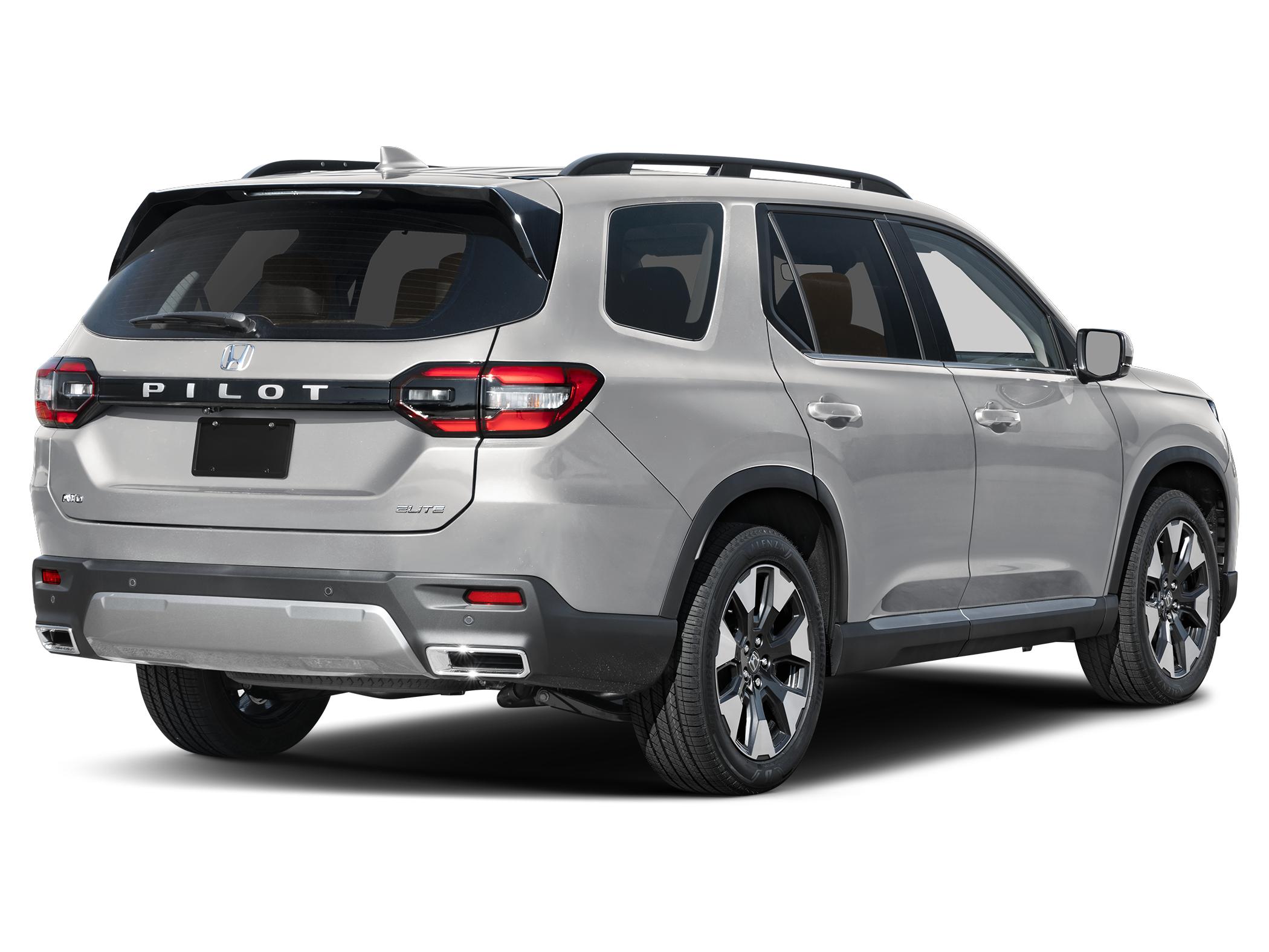 2026 Honda Pilot Elite — rear three-quarter view
