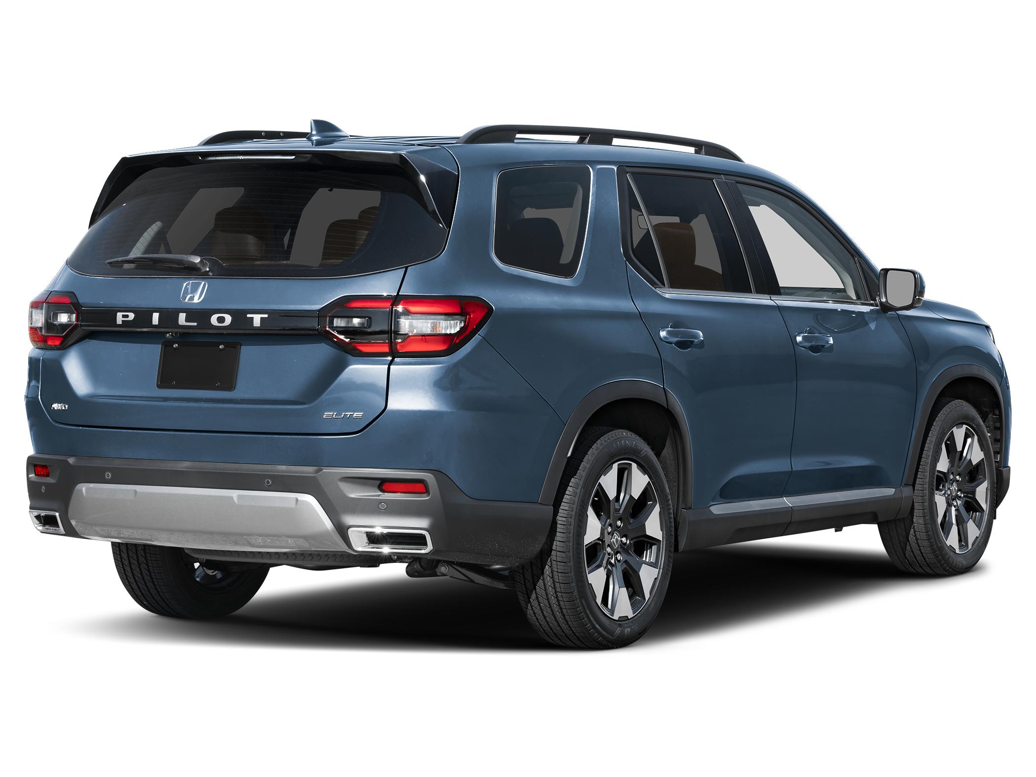 2026 Honda Pilot Elite — rear three-quarter view