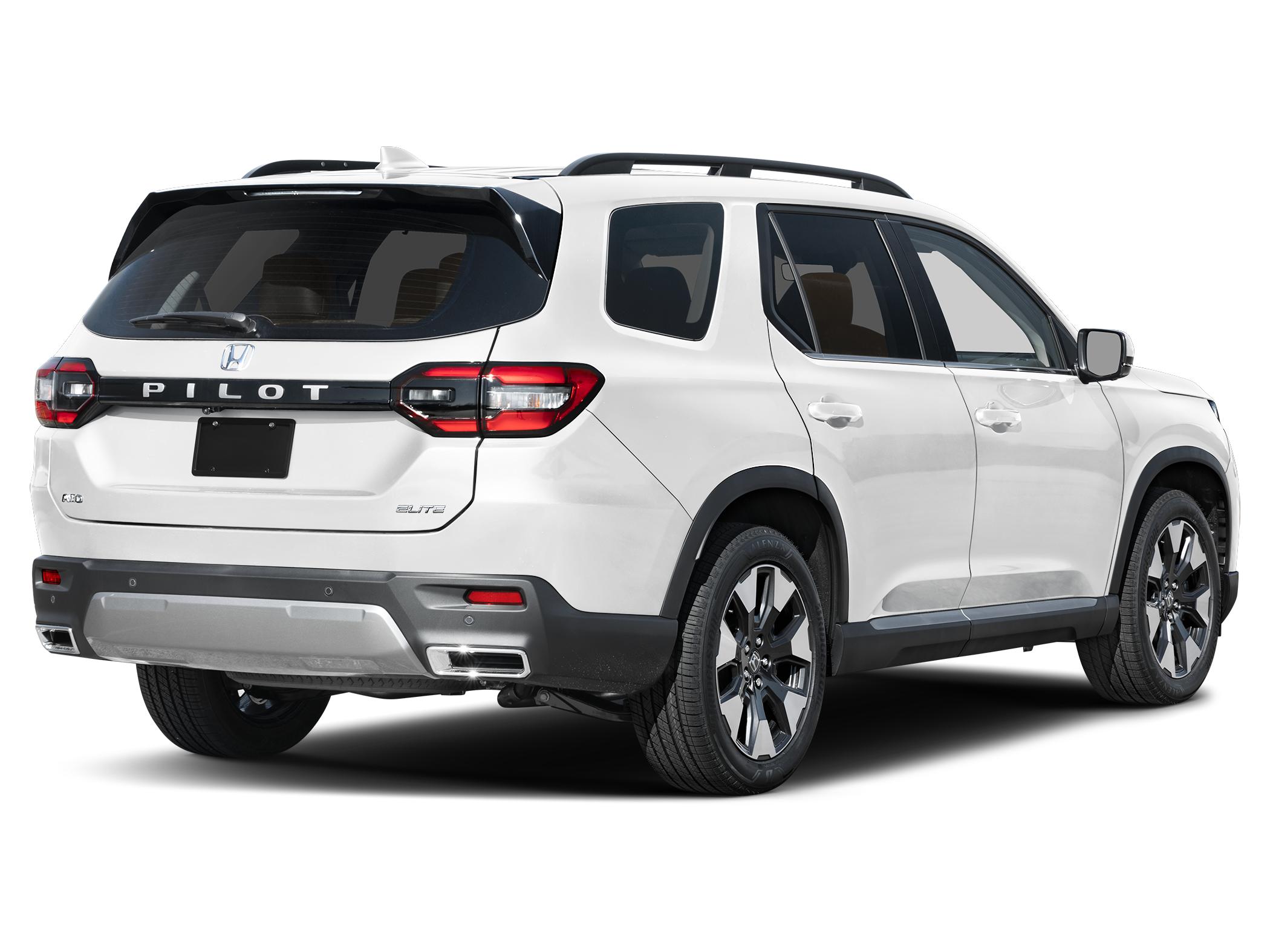 2026 Honda Pilot Elite — rear three-quarter view