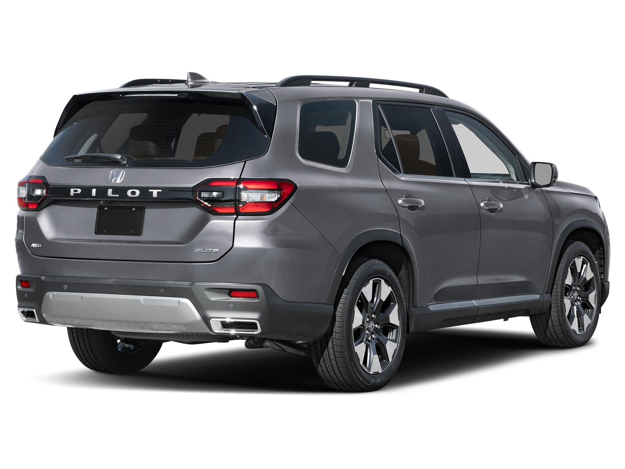 2026 Honda Pilot Elite — rear three-quarter view