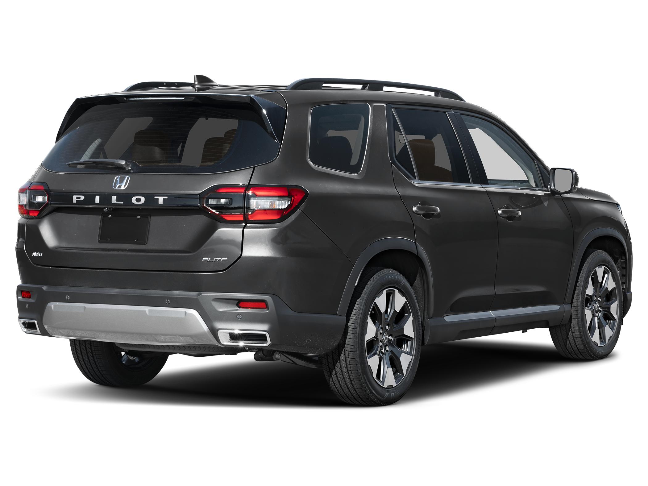 2026 Honda Pilot Elite — rear three-quarter view