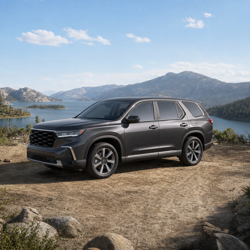 2026 Honda Pilot EX-L FWD — Modern Steel Metallic
