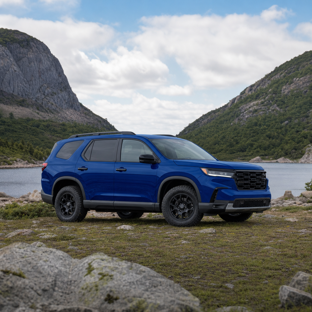 2026 Honda Pilot TrailSport — Smoke Blue Pearl