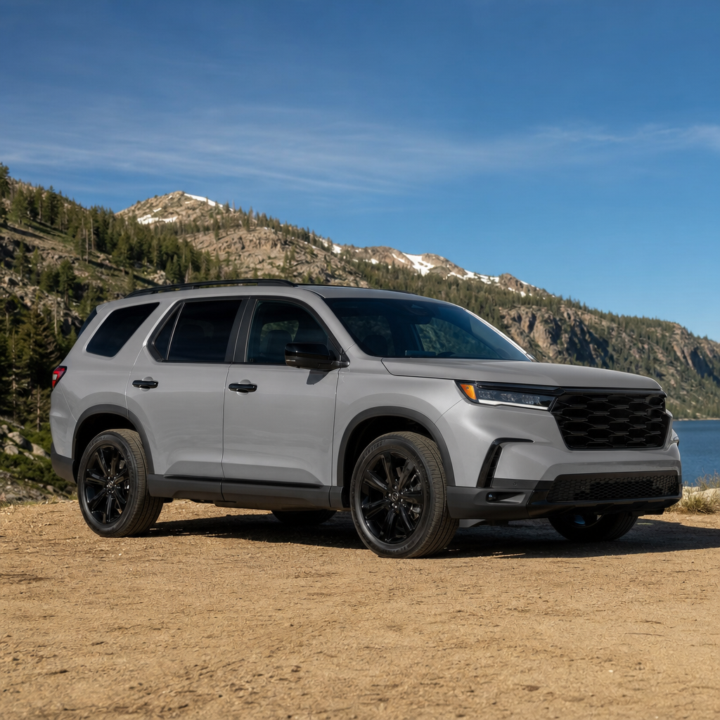 2026 Honda Pilot Black Edition — Solar Silver Metallic