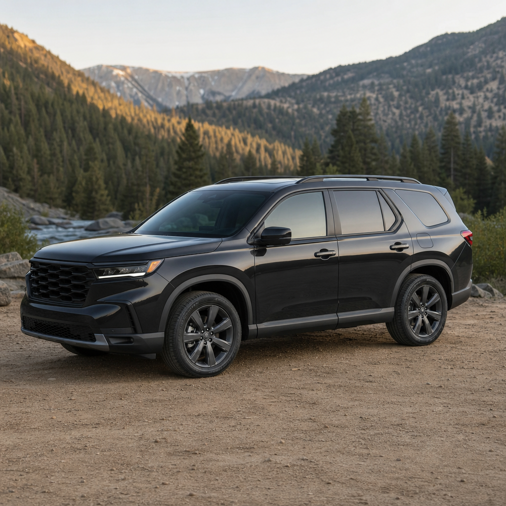 2026 Honda Pilot Sport AWD — Crystal Black Pearl