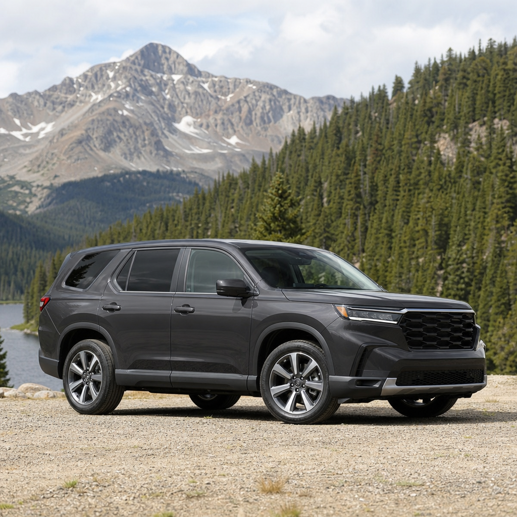 2026 Honda Pilot EX-L FWD — Modern Steel Metallic
