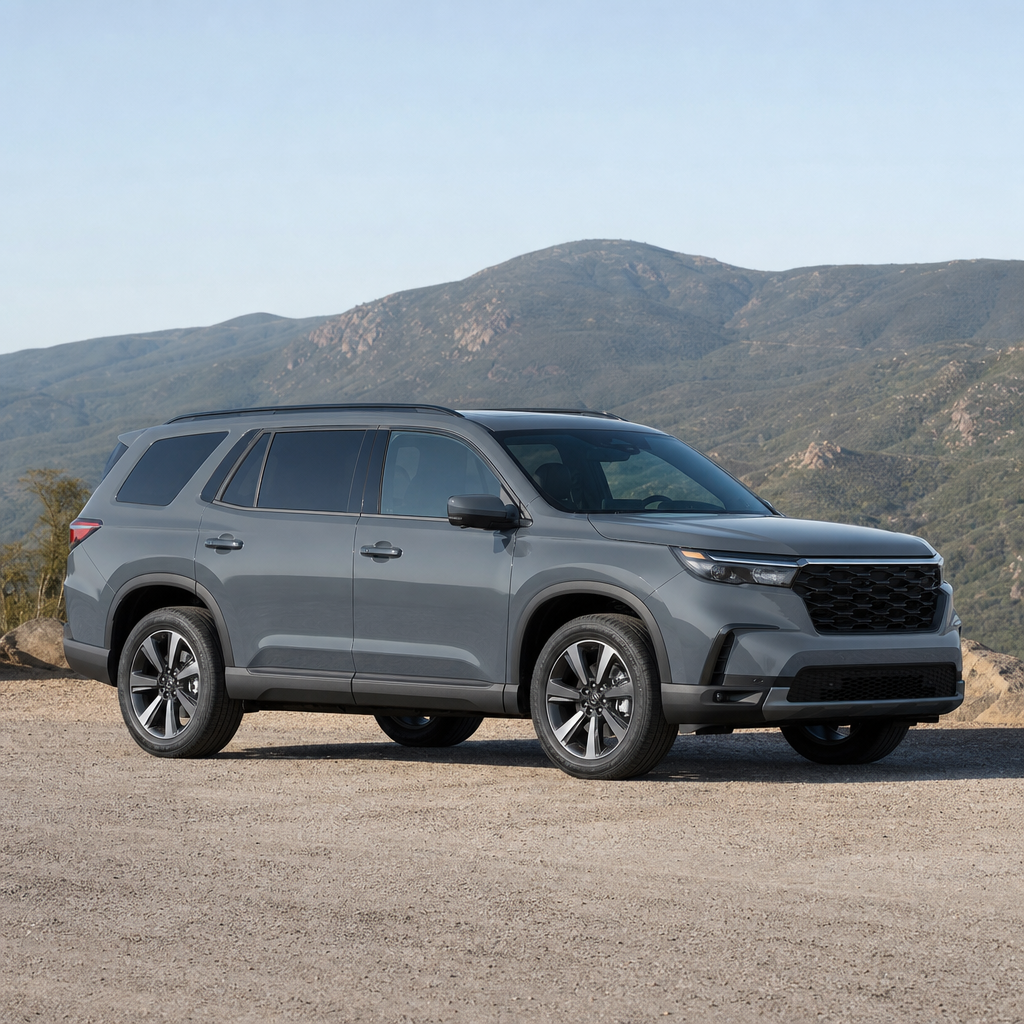 2026 Honda Pilot Touring — Sonic Gray Pearl