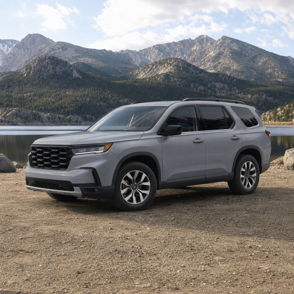 2026 Honda Pilot Sport FWD — Solar Silver Metallic