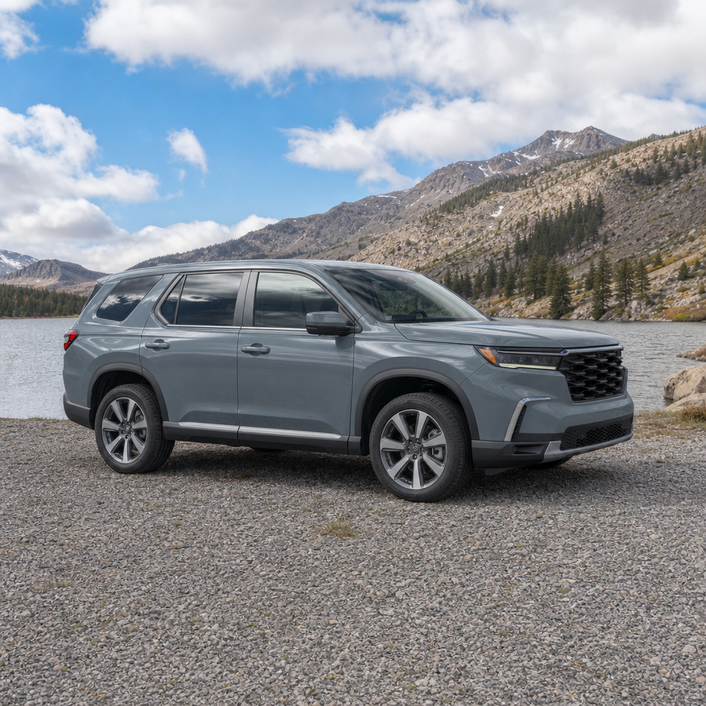 2026 Honda Pilot Touring — Sonic Gray Pearl