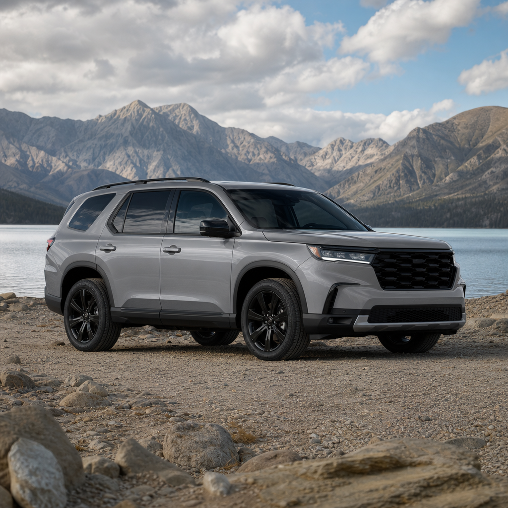2026 Honda Pilot Black Edition — Solar Silver Metallic
