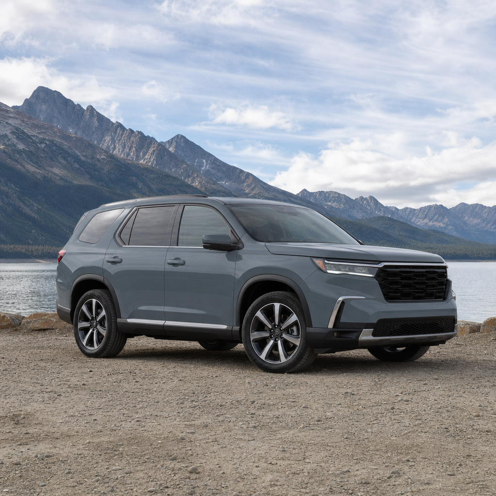 2026 Honda Pilot Touring — Sonic Gray Pearl