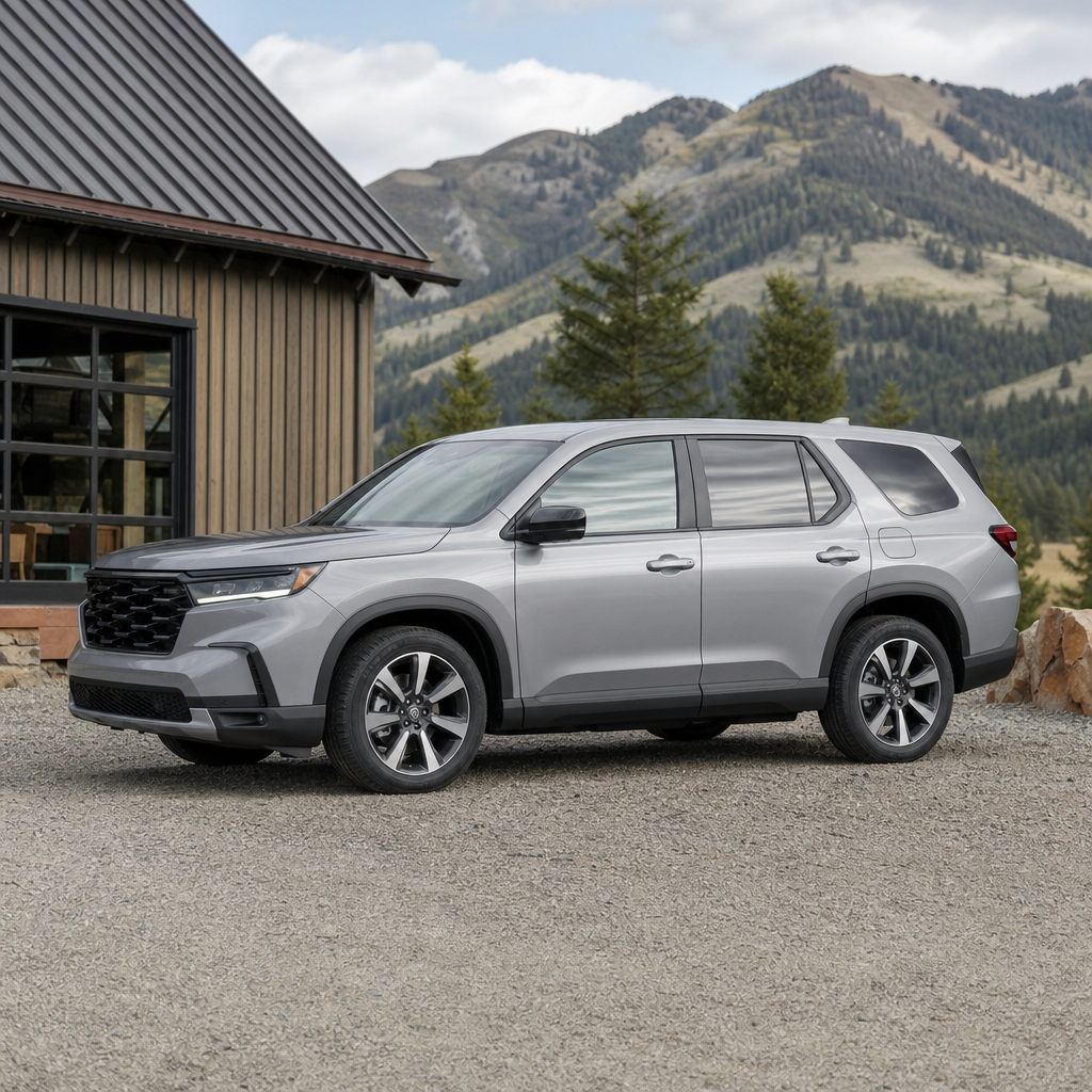 2026 Honda Pilot Sport FWD — Solar Silver Metallic