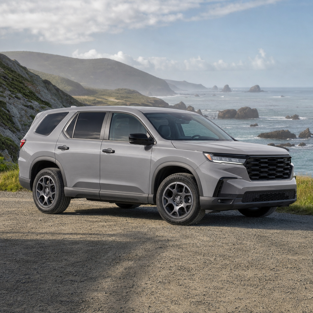 2026 Honda Pilot Sport FWD — Solar Silver Metallic