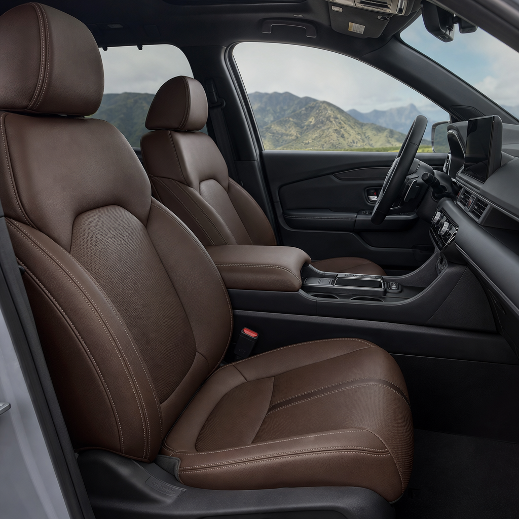 2026 Honda Pilot TrailSport — Brown Leather