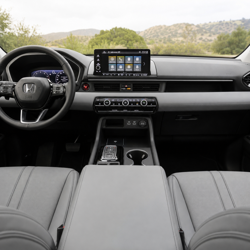 2026 Honda Pilot EX-L FWD — Gray Leather