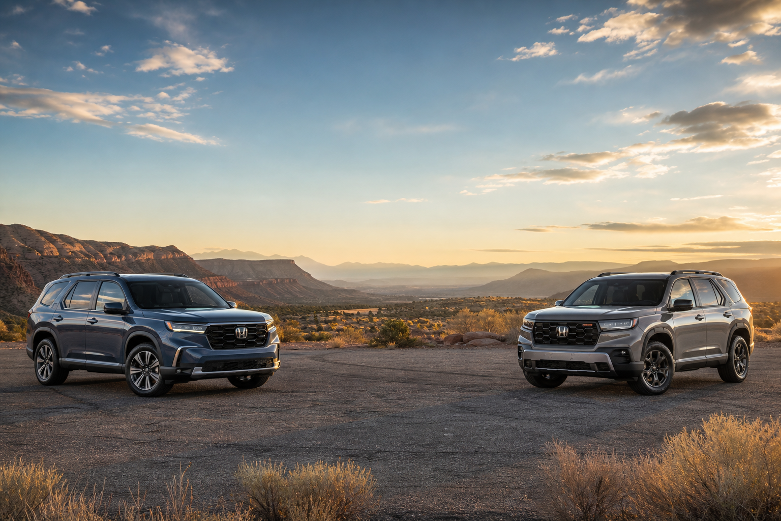Honda Pilot Touring S vs Honda Passport TrailSport Elite