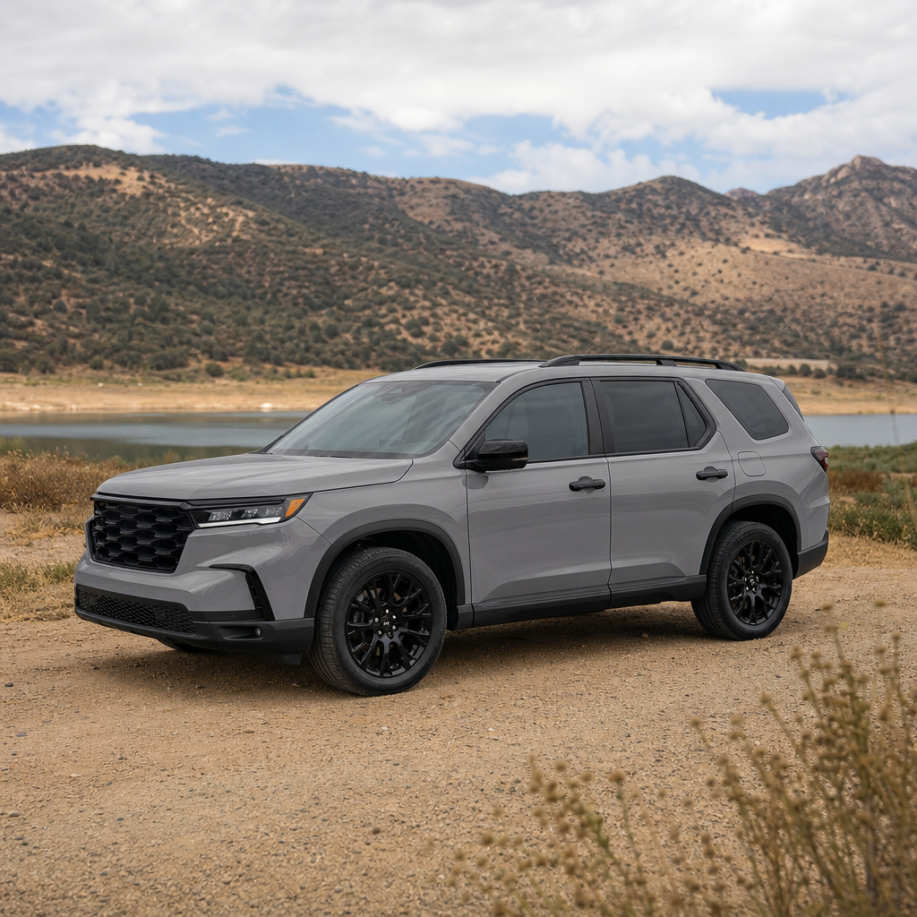 2026 Honda Pilot Black Edition — Solar Silver Metallic