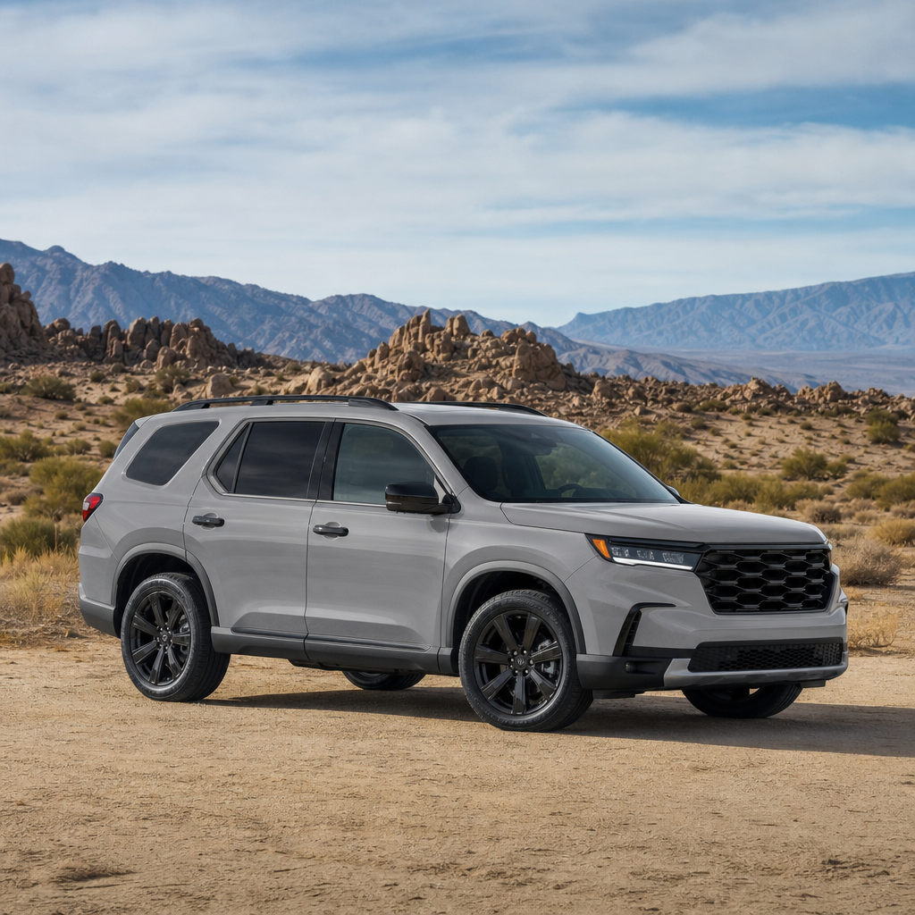2026 Honda Pilot Black Edition — Solar Silver Metallic