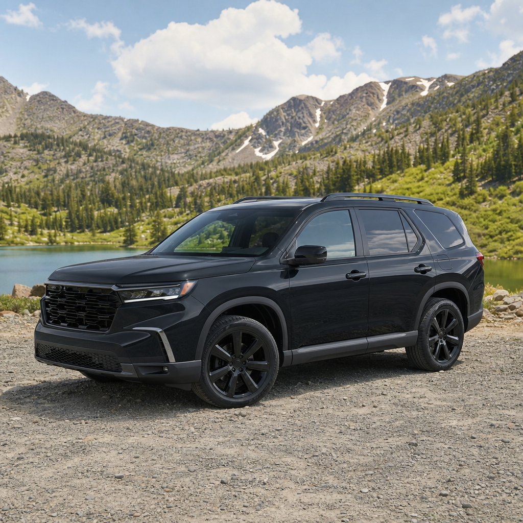 2026 Honda Pilot Sport AWD — Crystal Black Pearl