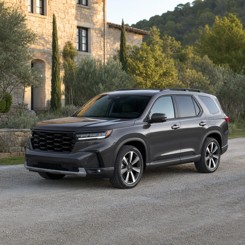 2026 Honda Pilot Elite — Modern Steel Metallic