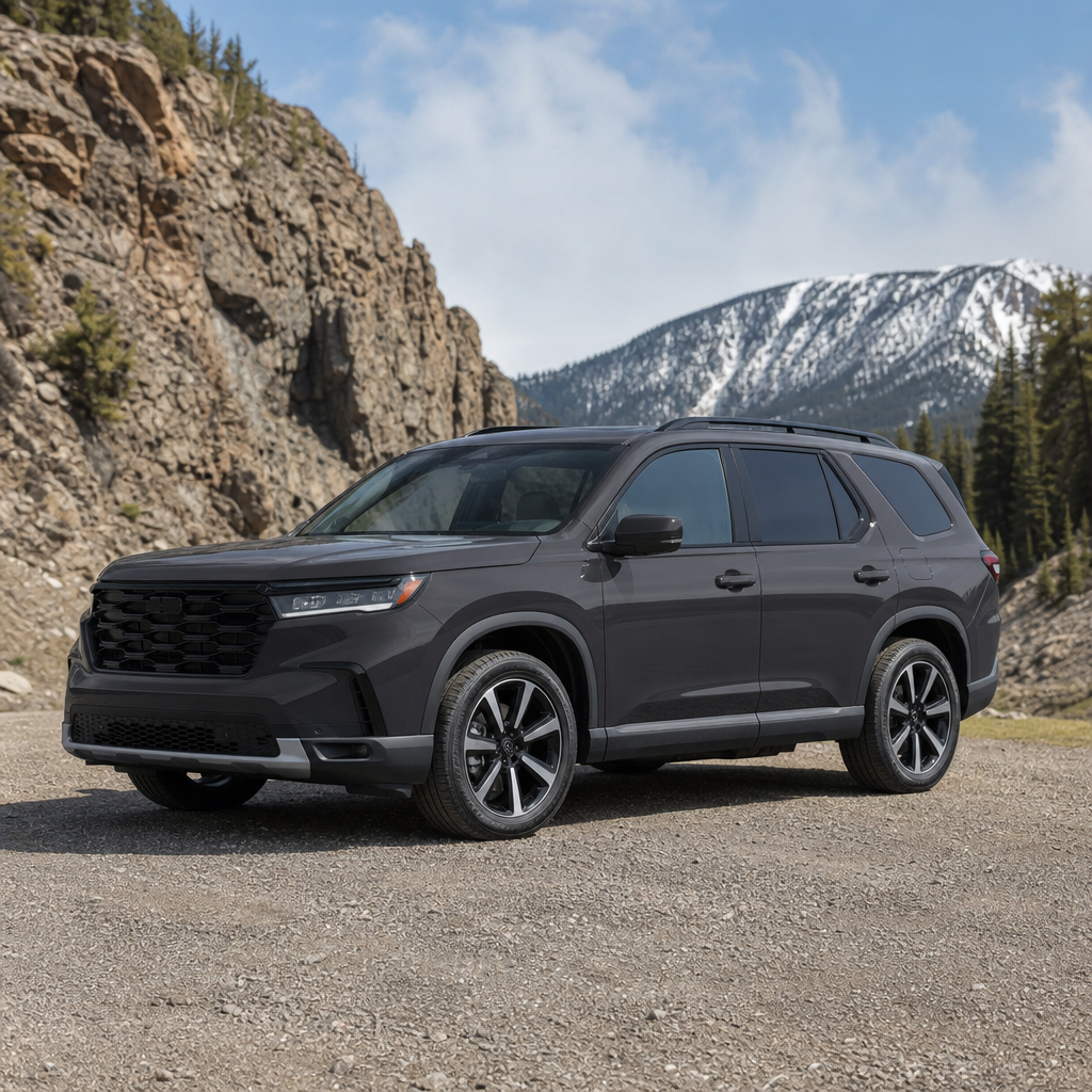 2026 Honda Pilot Elite — Modern Steel Metallic