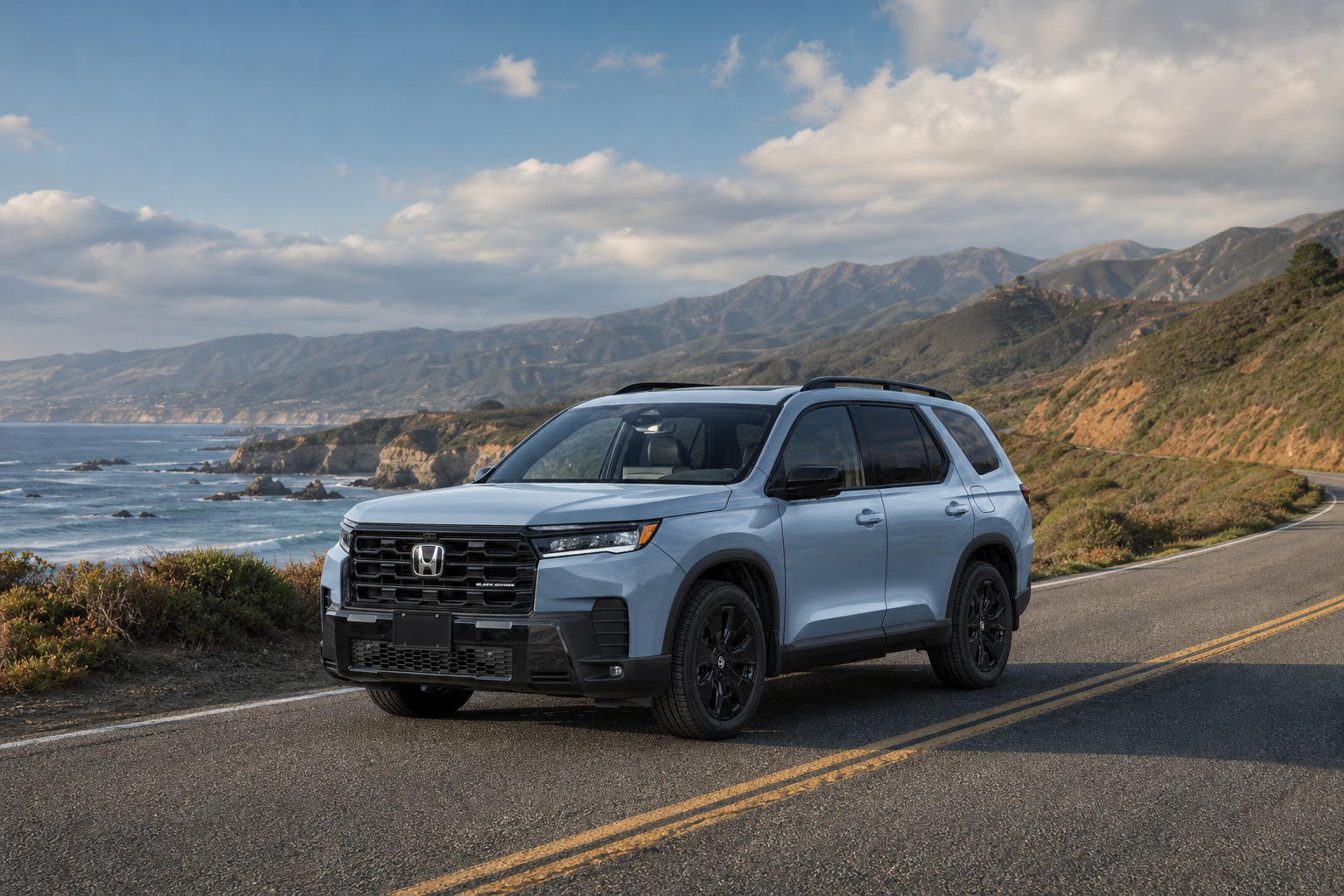 2026 Honda Pilot Black Edition in Sonic Gray Pearl