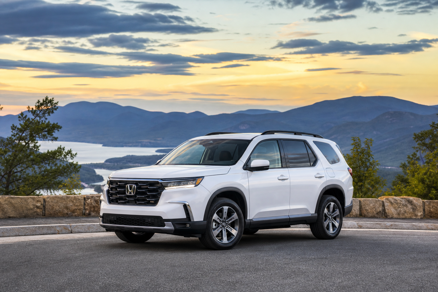 2026 Honda Pilot EX-L FWD in Platinum White Pearl