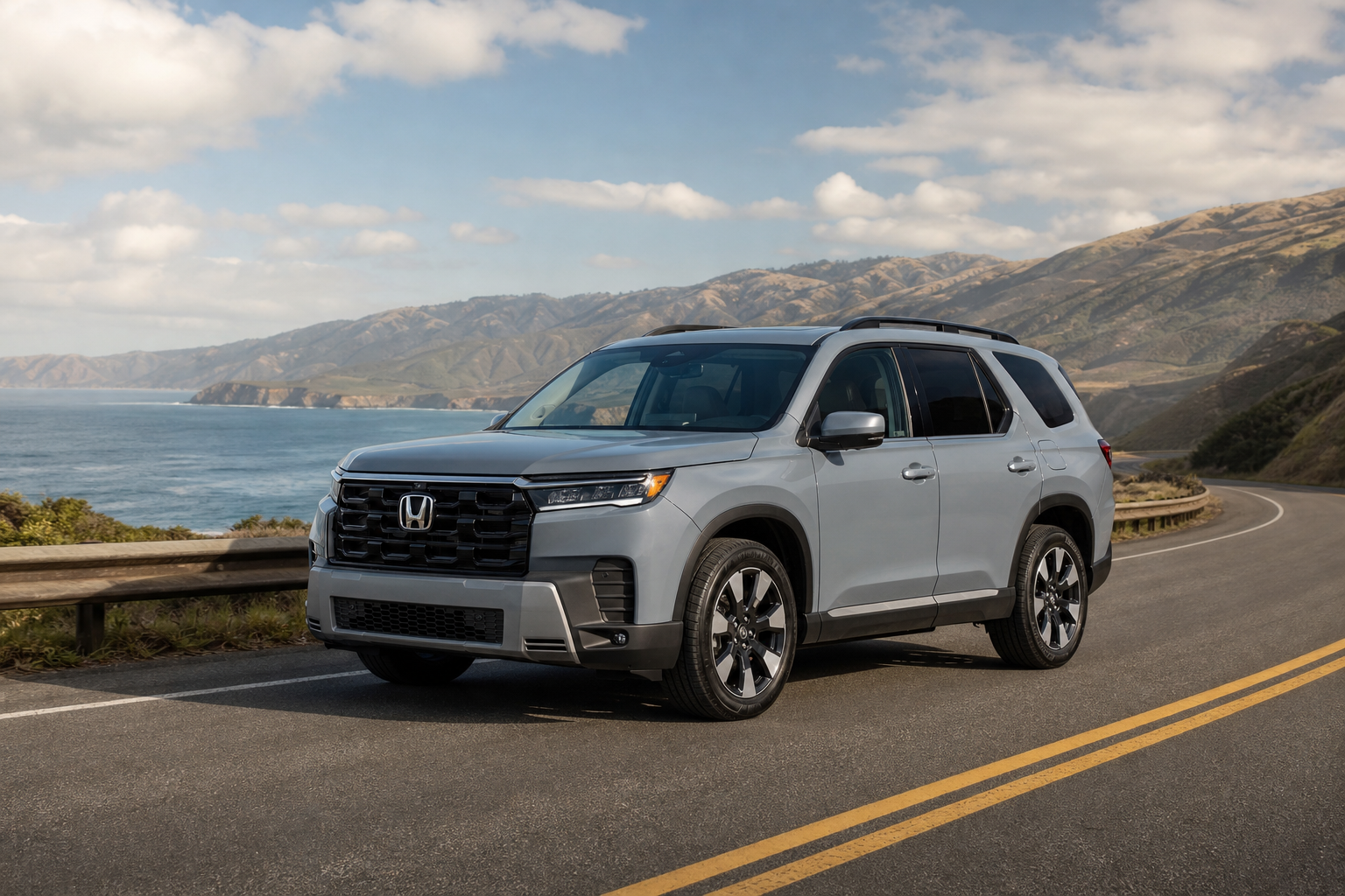 2026 Honda Pilot Elite in Sonic Gray Pearl