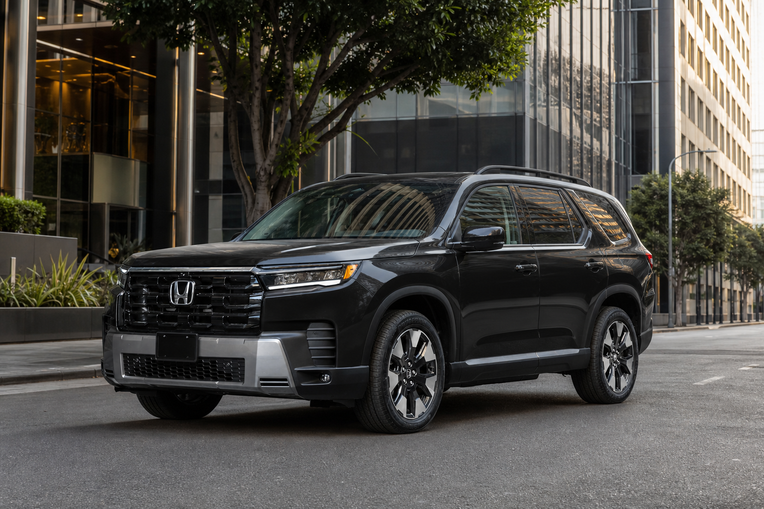 2026 Honda Pilot Elite in Crystal Black Pearl
