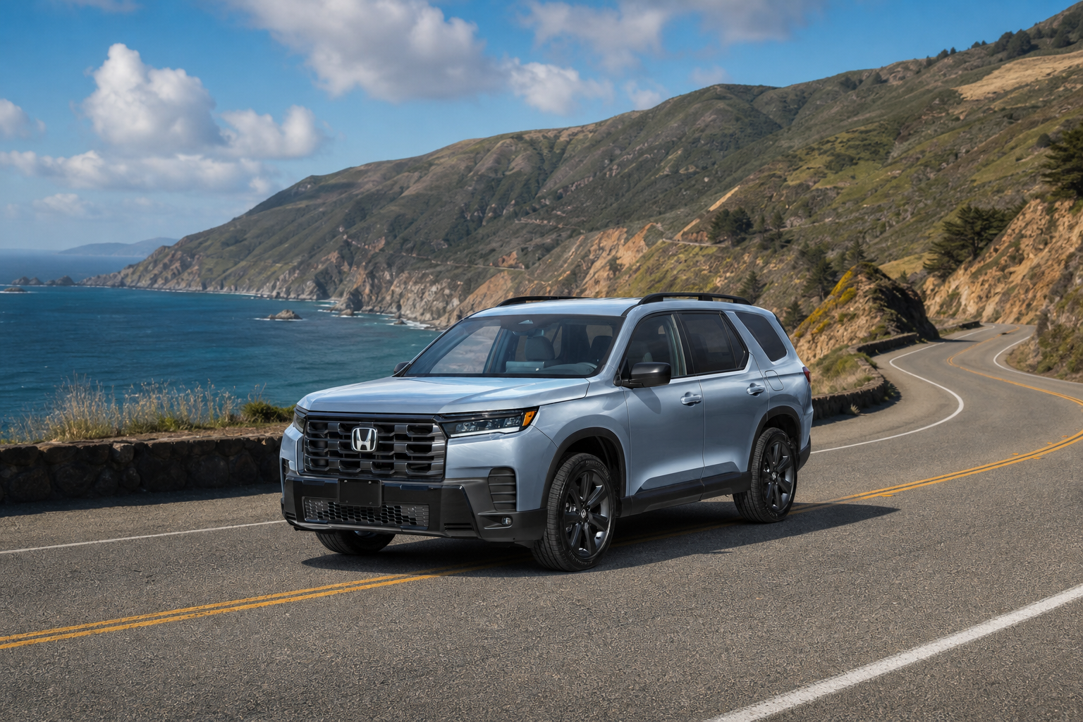 2026 Honda Pilot Sport AWD in Sonic Gray Pearl