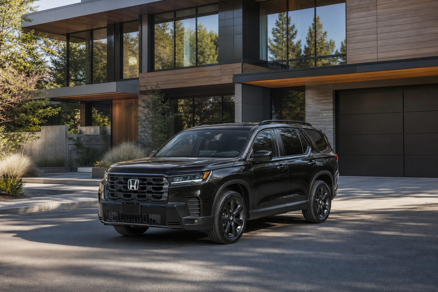 2026 Honda Pilot Sport AWD in Crystal Black Pearl