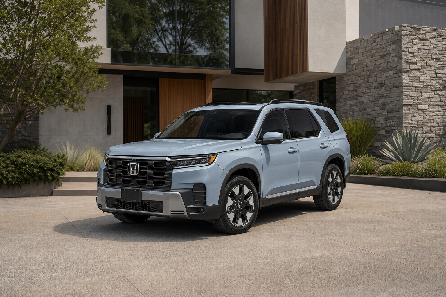 2026 Honda Pilot Touring in Sonic Gray Pearl