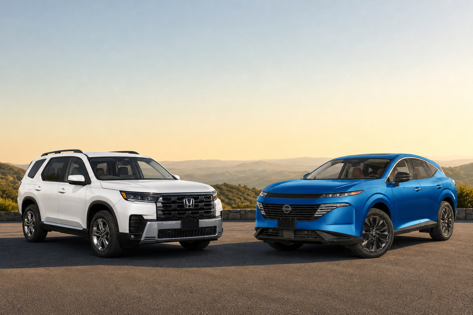 Honda Pilot EX-L AWD vs Nissan Murano SL