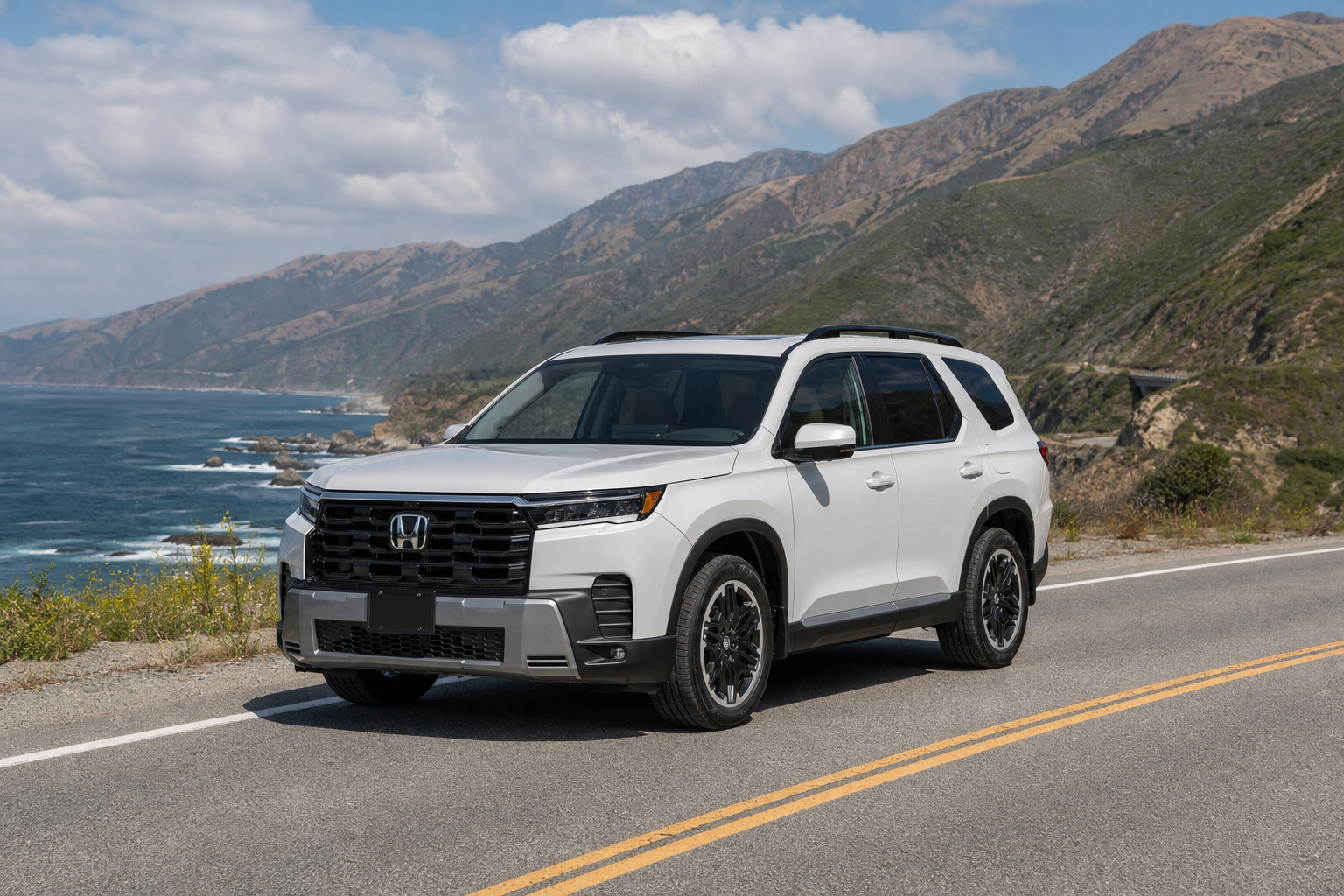 2026 Honda Pilot Touring S in Platinum White Pearl